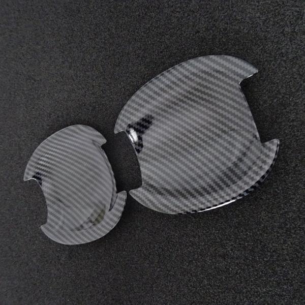 スポーティ全開♪ カーボン ルック ドアハンドル カバー ジューク F15