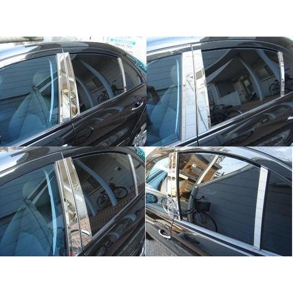 ベンツ ダブル鏡面ステンレスピラーW211E55E63AMGブラバス