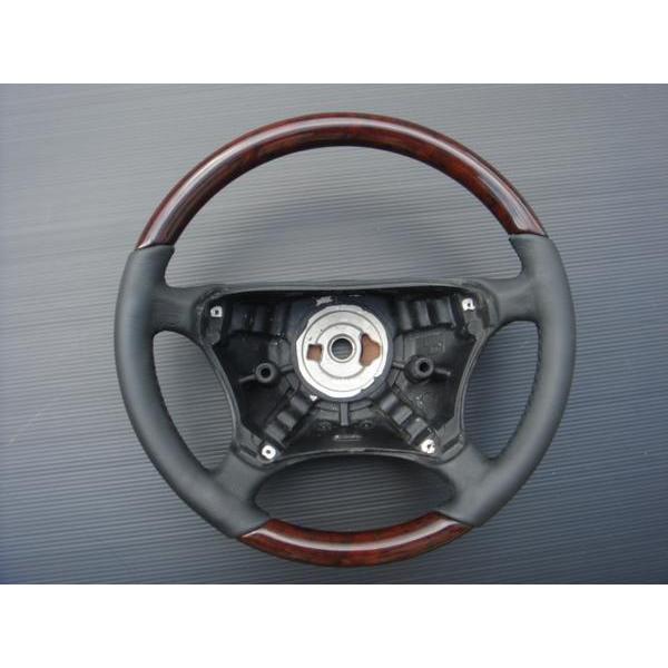 ベンツ ウッドステアリングW220S320S500S55S600Lブラバス : オンリー