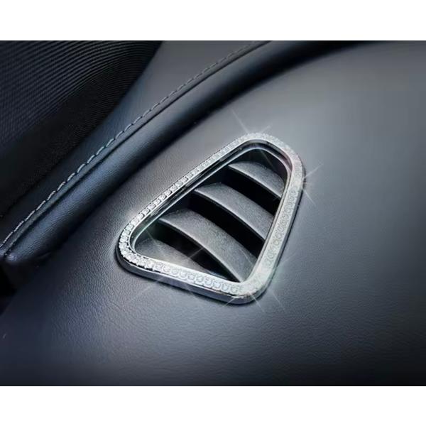 メルセデスベンツ Mercedes インテリアパネルカバー【C15b】 ラグジュアリー感UP♪ メルセデス ベンツ デフロスター パネル カバー