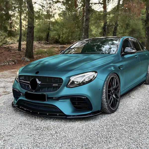メルセデスベンツ　社外E63タイプ　フロントバンパーガーニッシュ スポーティ全開♪ メルセデス ベンツ フロントバンパー リップ