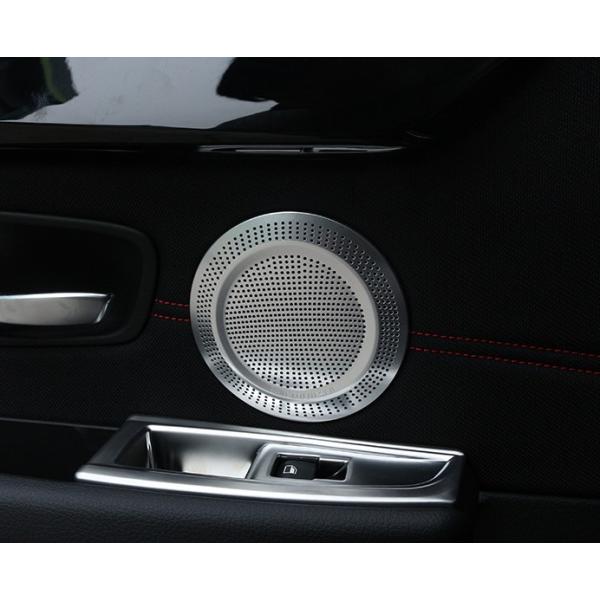 高品格♪ BMW サテンシルバー スピーカー カバー F46 218i 218d 220i xDrive Mスポーツ グランツアラー 2シリーズ