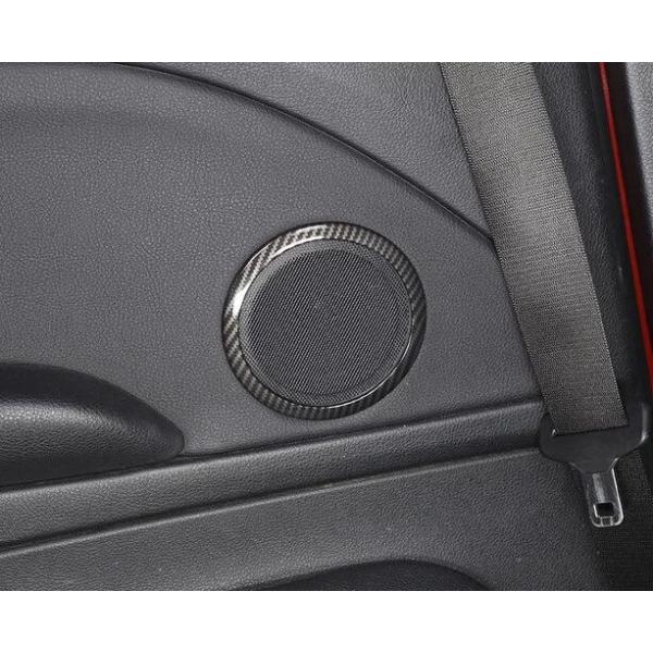 BMW カーボン ルック スピーカー リング カバー F36 420i 428i 430i 435i 440i グランクーペ xDrive Mスピリット Mスポ