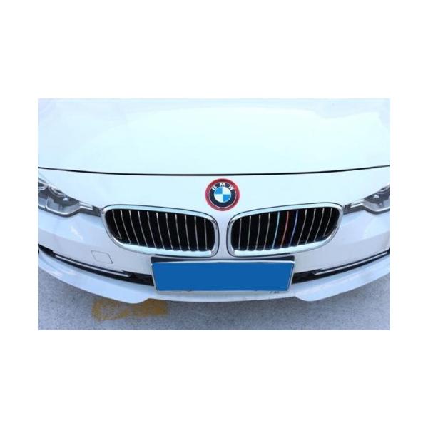 デザイン性UP♪ BMW エンブレム ボンネット バッチ リング セット レッド F82 F83 M4クーペ M4カブリオレ M4 CS GTS コンペティショ