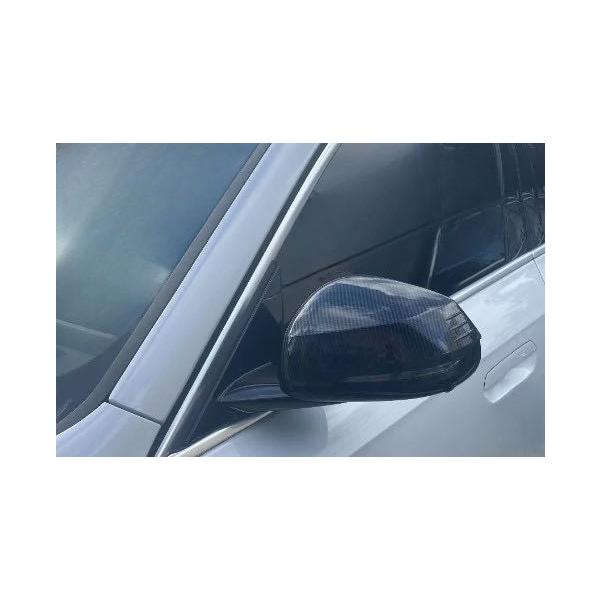 スポーティ全開♪ BMW カーボン ルック ドアミラー カバー U06 218i