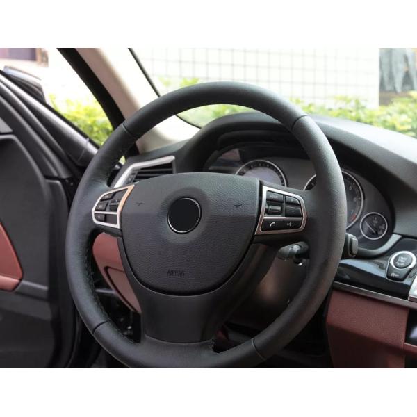 高品格♪ BMW サテンシルバー ステアリング スイッチ カバー F10 523i