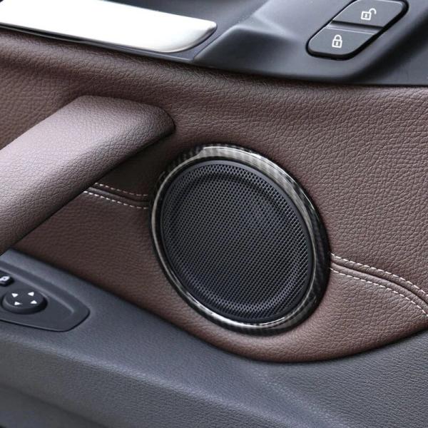 スポーティ全開♪ カーボン ルック スピーカー リング BMW F46 218i 218d 220i xDrive Mスポーツ グランツアラー 2シリーズ