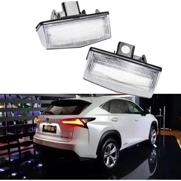 激白光! 交換式 ! LED ナンバー灯 ライセンス ランプ レクサス CT200h ZWA10 Fスポーツ バージョンC バージョンL 後期
