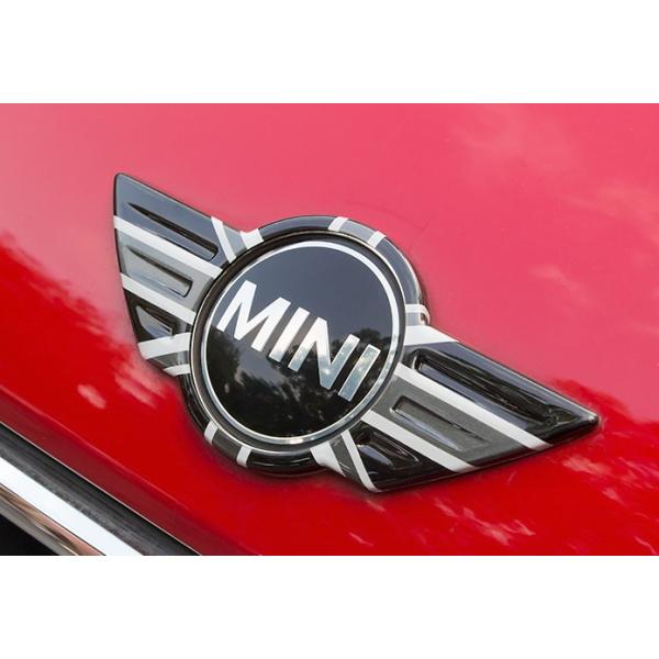 デザイン性UP♪ BMW MINI ブラックジャック エンブレム カバー セット ミニ R57 R58 R59 クーパー コンバーチブル クーペ ロードスター