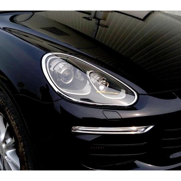 ポルシェ メッキ ヘッドランプ ヘッドライト リング ガーニッシュ 92A 