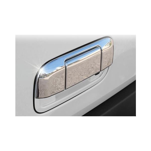 鏡面仕上げ♪ メッキ バック ドアハンドル カバー リアゲート ワゴンR