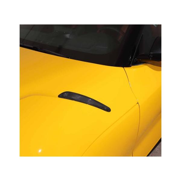 本格派♪ トヨタ リアル ドライ カーボン ボンネットダクト カバー