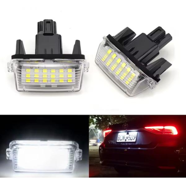 激白光! 交換式 ! LED ナンバー灯 ライセンス ランプ ヤリスクロス MXPB10 MXPB15 MXPJ10 MXPJ15 X Z G ハイブリッド