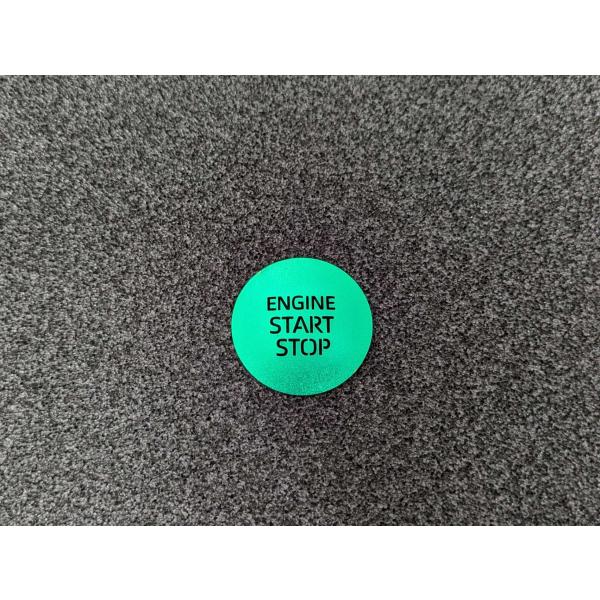 専用出品② デザイン性UP♪ エンジン スターター スイッチ カバー 緑 ノア 90 系