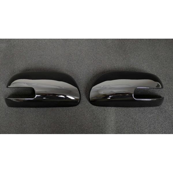 流行りのツートンカラー仕様に♪ ドアミラー カバー 黒 カローラルミオン 150 系 NZE151N ZRE152N ZRE154N 1.5 1.8 エアロツアラー