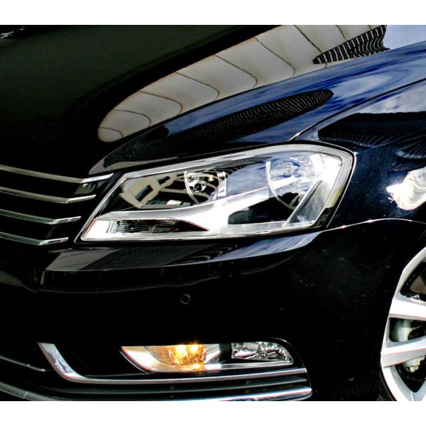 フォルクスワーゲン パサート ヴァリアント 純正 ヘッドライト 左右セット フォルクスワーゲン メッキ ヘッドライト ヘッドランプ リング