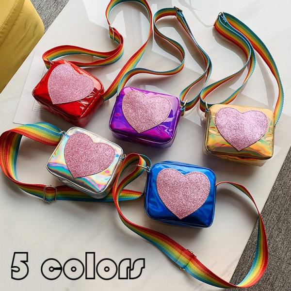 ショルダー バッグ キッズ ハート柄 女の子 子供用 おしゃれ 斜めがけ 軽量 小さめ ポシェット フェイクレザー ミニバッグ キラキラ 防水 子供 幼児 女子 Buyee Buyee Japanese Proxy Service Buy From Japan Bot Online