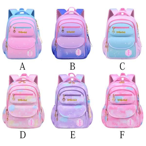 子供リュック リュックサック 女の子 キッズリュック 子供リュック グラデーション プリント リュックサック キッズリュック 女の子 小学生 バックパック 防水 お祝い 遠足 アウトドア 通学 可愛い セーフティグッズ 代購幫