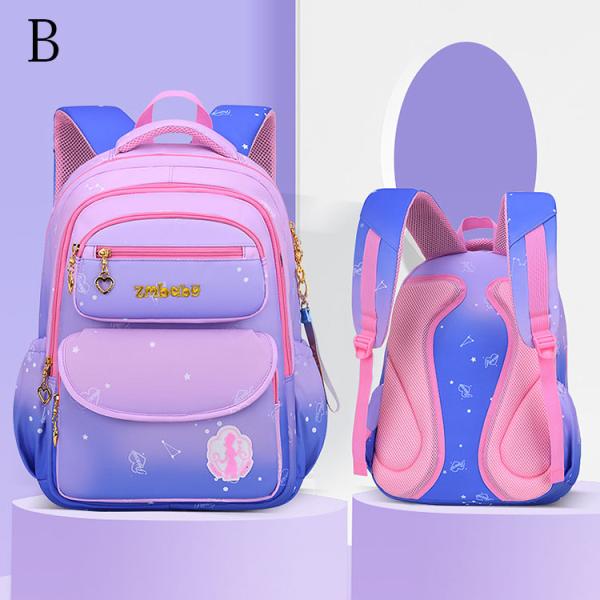 子供リュック リュックサック 女の子 キッズリュック 子供リュック グラデーション プリント リュックサック キッズリュック 女の子 小学生 バックパック 防水 お祝い 遠足 アウトドア 通学 可愛い セーフティグッズ 代購幫