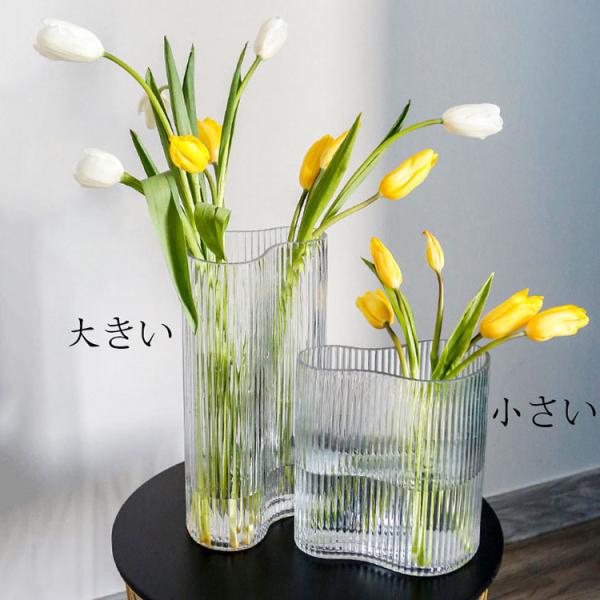 ガラスの花瓶 透明 花器 フラワーベース ガラスベース ガラスボトル 25cm アレンジ インテリア 水栽培 生け花 たこ焼き器 Royaldiamondlabradoodles Com