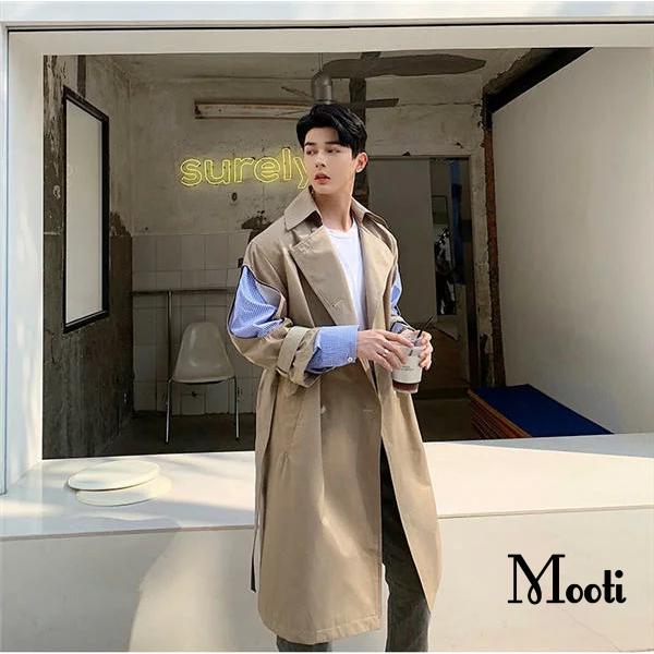 チェスターコート トレンチコート ファッション メンズ コート トップス ジャケット アウター 紳士 ロング丈 ストリート カジュアル ゆったり カッコイイ バレン Y Mooti 通販 Yahoo ショッピング