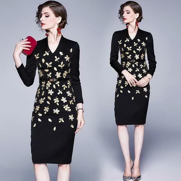 パーティードレス ワンピース 結婚式ドレス パーティドレス 長袖 マキシ丈 ブレア Aライン 体型カバー 大人 ドレス Y Mooti 通販 Yahoo ショッピング