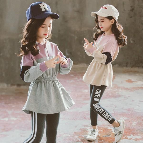 2色 韓国子供服 上下セット スウェット2点セットアップ トレーニングウェア長袖 長ズボン ャツ 女の子 スポーツウェア キッズ 子供服 春秋新作 ファッション Y5602 Mooti 通販 Yahoo ショッピング