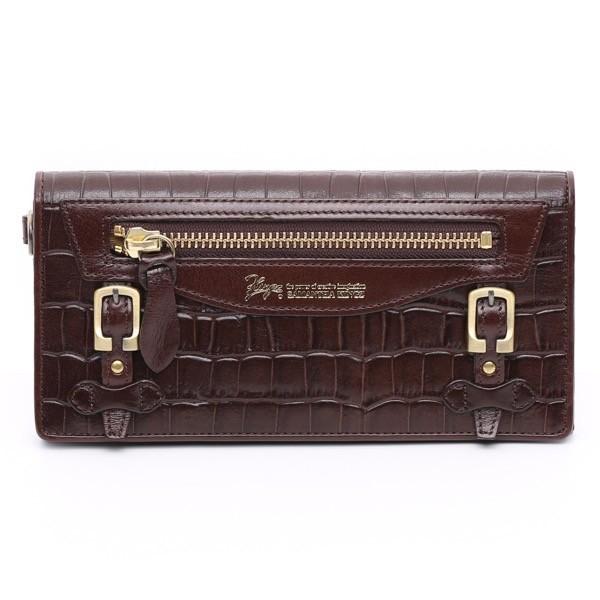 サマンサキングズ Samantha Kingz クロコ 二つ折り長財布 メンズ サイフ さいふ レザー ジップ クロコダイル セレクトショップ オンリーユー 通販 Yahoo ショッピング