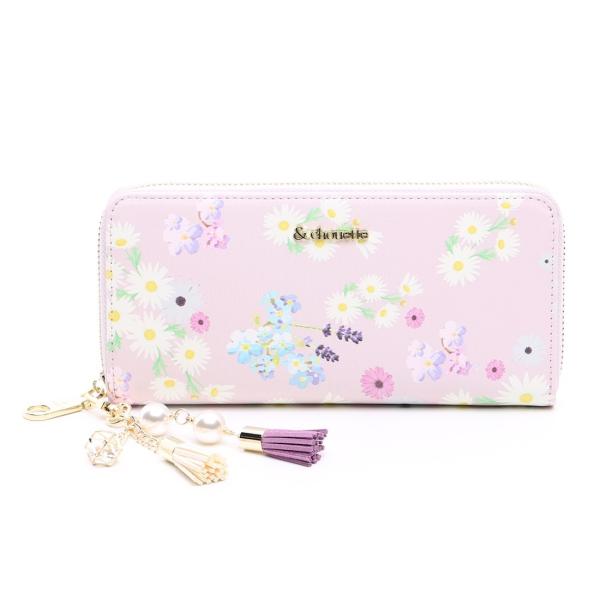 サマンサタバサ シュエット Chouette パステルフラワー 花柄 ラウンドファスナー 長財布 レディース サイフ Buyee Servicio De Proxy Japones Buyee Compra En Japon