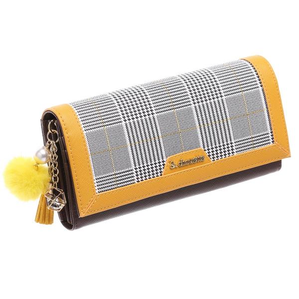 サマンサタバサ シュエット Chouette グレーチェック チェック柄 被せ 長財布 レディース サイフ 被せ財布 ボタン かぶせ 二つ折り 母の日 Buyee Buyee 日本の通販商品 オークションの代理入札 代理購入