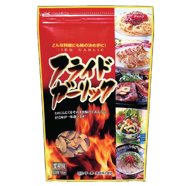 にんにく本来の旨味、香り、風味を大切にしたフライドガーリックです。イタリアン・中華料理をはじめ、肉料理や魚料理・サラダ等その利用範囲も幅広く、料理の味を引き立てる決め手としてご利用いただけます。