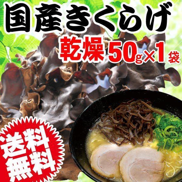 きくらげ 国産 キクラゲ 乾燥きくらげ 50g×1袋 ポイント利用 大分県産