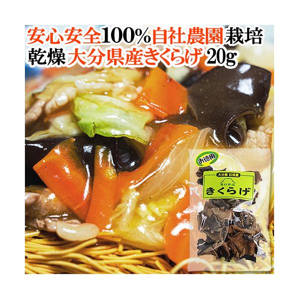 安心安全の大分県玖珠産で田舎の大自然で育てました。コリコリした触感で色んな料理にアクセントとして加えていただいたり、豊富な食物繊維と鉄分を含んでいるので健康志向が高い方にもおすすめです。[名称]乾燥きくらげ[賞味期限]パッケージに記載[内容...