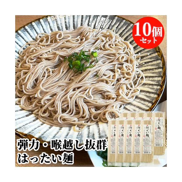 10個セット 宇佐名産 長洲麺 食欲をそそる豊かな風味と弾力 はったい麺 200g  四井製麺 送料込