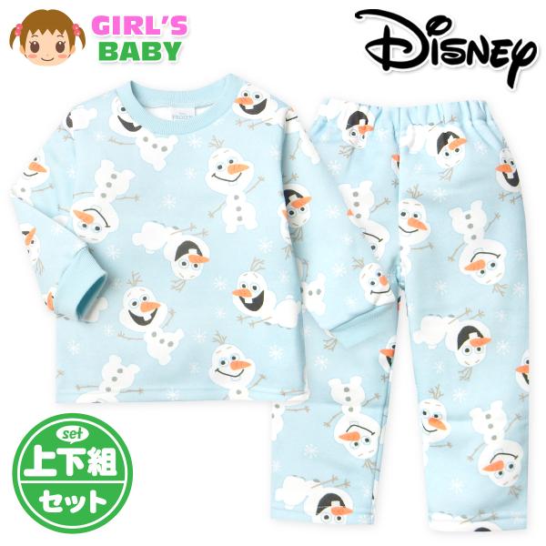 ●コメント保温性のある裏起毛でふんわりあったか♪アナと雪の女王 長袖パジャマ。オラフ総柄プリントがかわいらしいデザイン。軽い着心地でリラックスタイムを暖かく快適に過ごせます。●特 長・Disney(ディズニー)・アナと雪の女王　・アナ雪/オ...