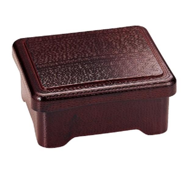 耐熱　PBT木目丼重 溜内朱 漆器 うな重 器 うな重箱 和食器 （取寄せ商品） 　土用の丑の日　うなぎ　食器洗浄機可　電子レンジ対応 3-636-3 5-734-3