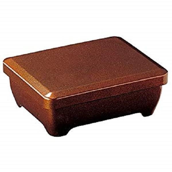 光琳丼重 梨地内朱 漆器 うな重 器 うな重箱 和食器 業務用（取寄せ商品） お重、かつ重、鰻　土用の丑の日　うなぎ 3-637-1　5-735-1