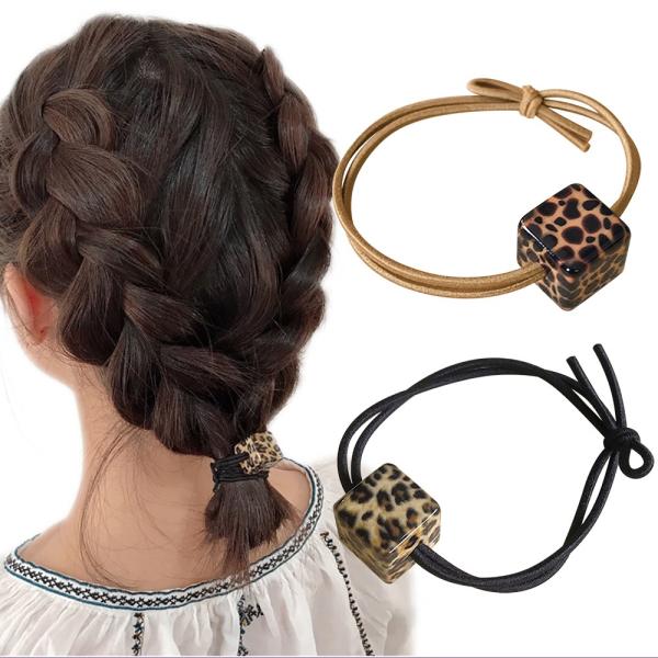 mitas ヘアゴム レオパード柄 ヒョウ柄 レオパード ヘア