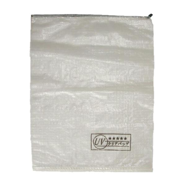 UVクリアー土のう   200枚入   48cmx62cm UV剤入り土のう袋送料無料    本州・四国・九州(離島は除く)UV剤の入りの厚手で中身の見えるタイプ 強力土のう　クランプ土のう　UV土のう袋　クリア土のう袋金物、クランプ、土の...