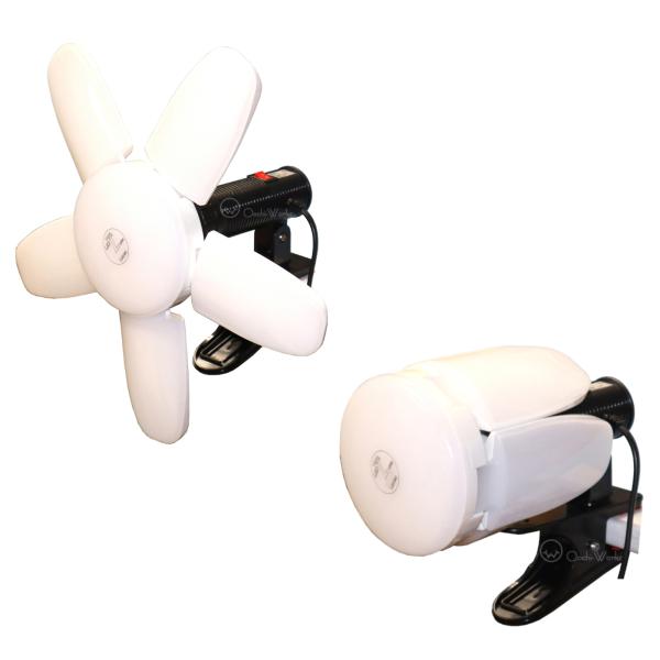 3段階調光機能付きランプ　明るさ最大8000ルーメン！【品名】　ルナII8000　3段階調光LED電球付クリップランプ【品番】  L2-73W-ST【明るさ】　3段階調光機能付き　・High：8000ルーメン　73W　昼白色　・Mid :5...