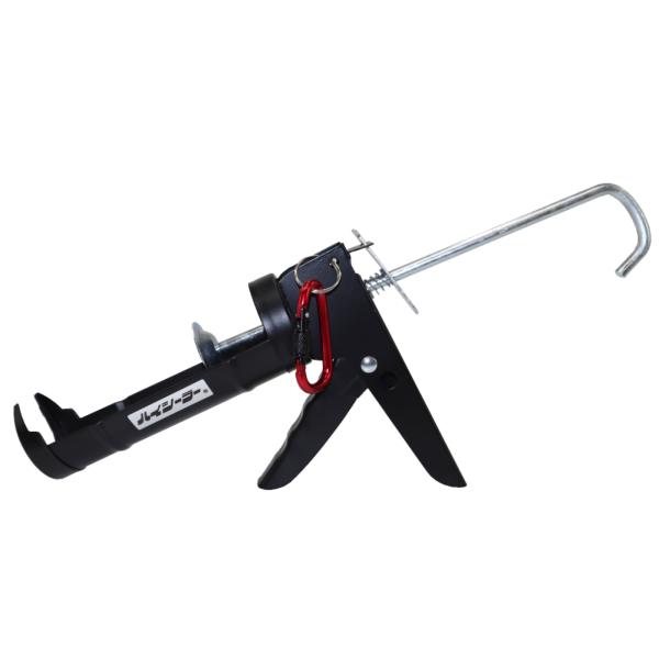 miniコーキングガン◎コンパクトサイズにより軽量化を実現！◎打ちづらい場所や狭い場所でもラクラク施工！◎使いかけ通常カートリッジも装着可能！※注意※使いかけ通常カートリッジを装着する場合、カッター等で130mmサイズにカットする必要があります。