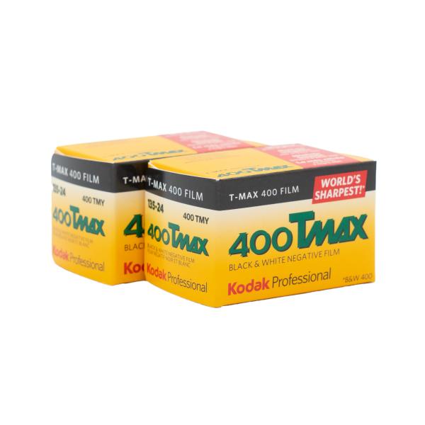 Kodak 黒白ネガフィルム T-MAX 400 35mm 24枚撮 2本セット
