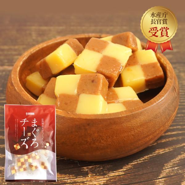 ●商品種別名　まぐろチーズ●用途　おつまみ、おやつ、お菓子●内容量　約190ｇ個包装フィルムを含む●原料　乳等を主原料とする食品（ナチュラルチーズ、還元水飴、植物油脂、ゼラチン）、まぐろ、砂糖、醤油、還元水飴、米発酵調味料、乳化剤（原材料の...