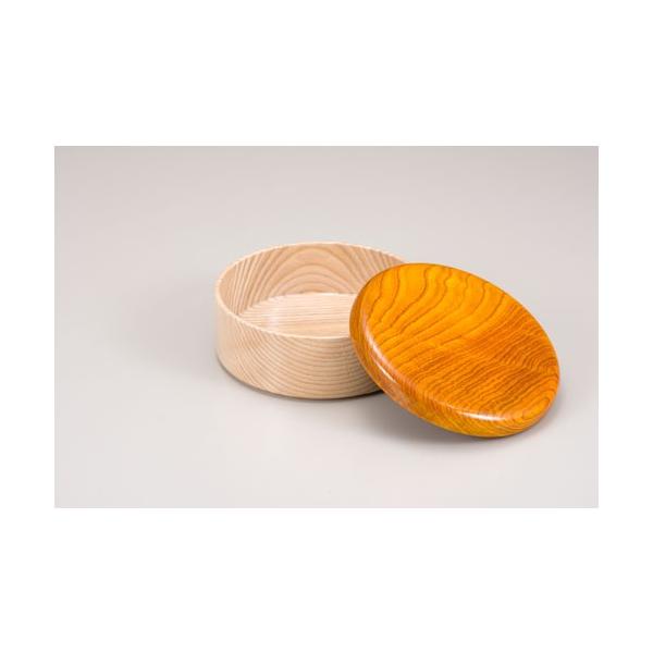 弁当箱 お弁当 山中塗 国産木製品 Colorful BOX 蓋イエロー/本体シャイン