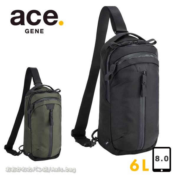 ace. GENE LABEL エースジーン ACEGENE ボディバッグ ワンショルダー