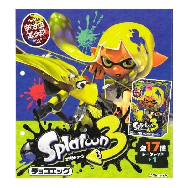賞味期限ぎれチョコエッグ スプラトゥーン3　10個入りBOX (食玩) フルタ製菓賞味期限2024.10.31