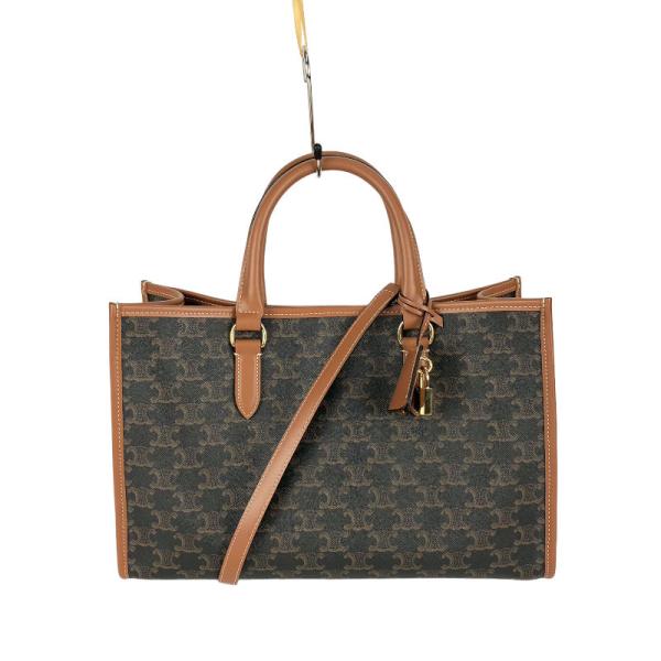 セリーヌ CELINE ミニ ホリゾンタルカバ 199742 ブラック・ブラウン トートバッグ レディース 中古 セリーヌ CELINE ミニ ホリゾンタルカバ 199742 ブラック・ブラウン トートバッグ レディース 中古