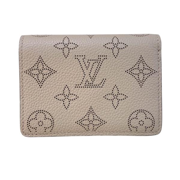 現行モデル 極美品⭐️ルイヴィトン マヒナ ポルトフォイユ クレア ガレ ベージュ LOUIS VUITTON（ルイ・ヴィトン） ポルトフォイユ・クレア M80817