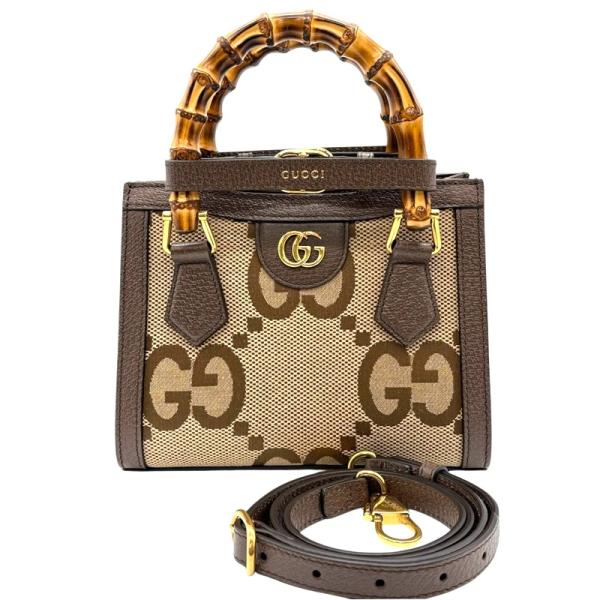 GUCCI（グッチ） ダイアナミニ GGマーモントバッグ 655661 ベージュ