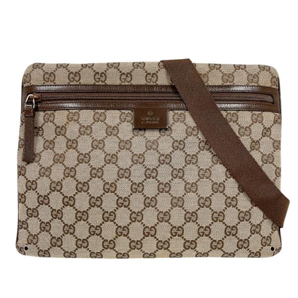 【美品】GUCCI グッチショルダーバッグ ボディバッグ GGキャンバス GUCCI（グッチ） GUCCI GGキャンパスショルダーバッグ 90476 GG
